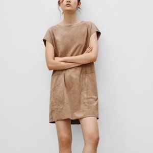 Aritzia Wilfred Freed Nori Vegan Suede Dress XS